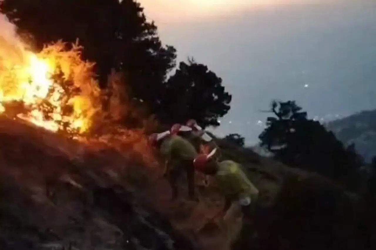 Orman yangını büyük ölçüde kontrol altında