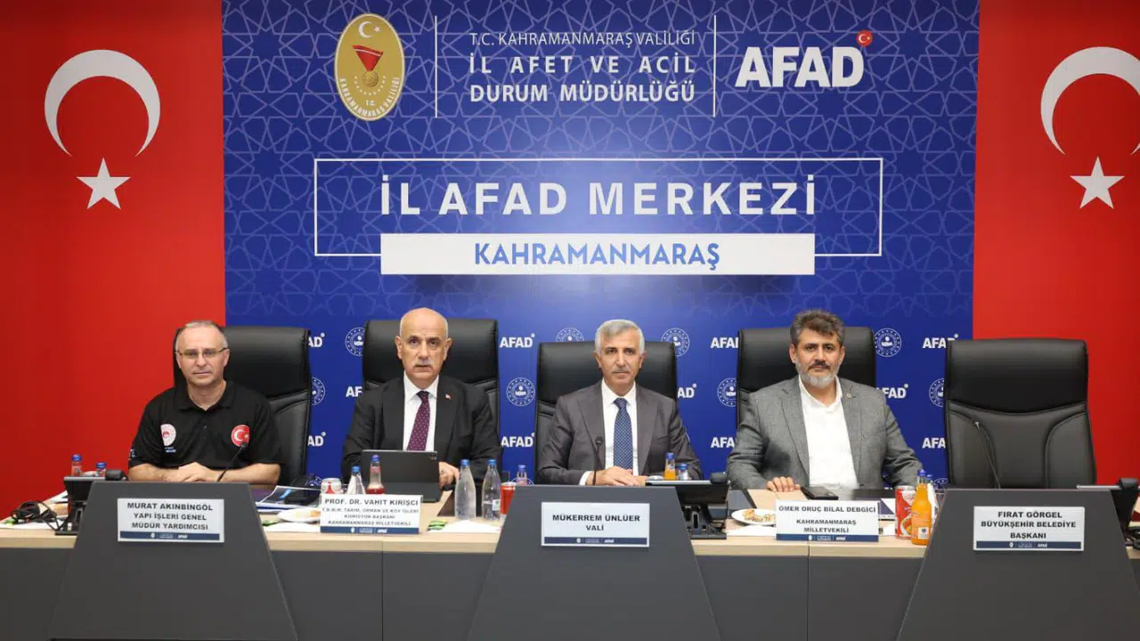 Kahramanmaraş’ta Kamu Hizmetleri ve Yatırımlar Gözden Geçirildi