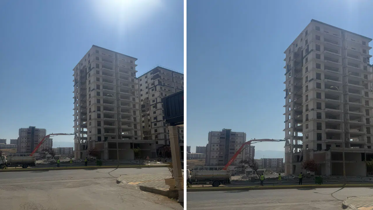 Kahramanmaraş’ta Deprem Sonrası Yıkım Çalışmaları Sürüyor