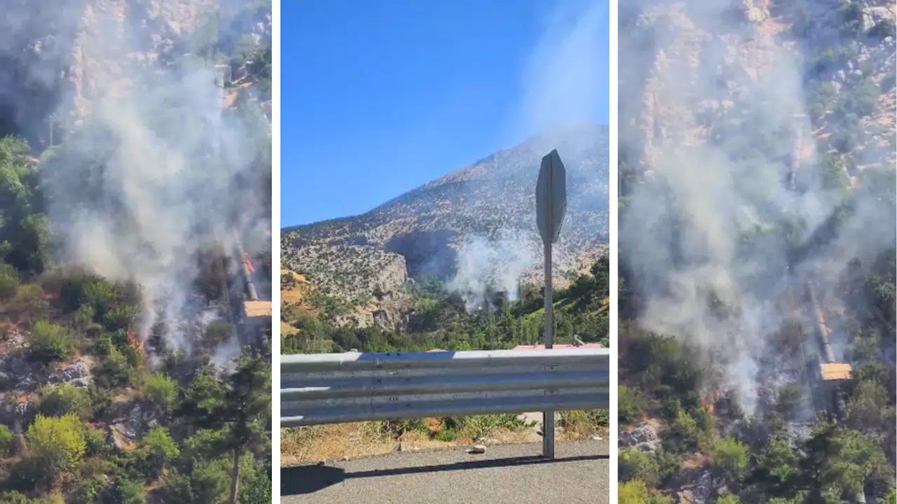 Kahramanmaraş Döngel Mağaraları’nda Yangın