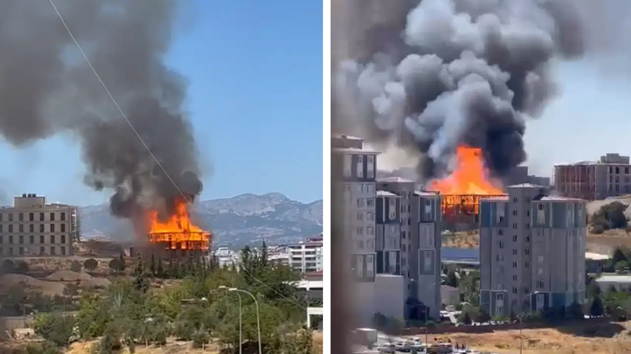 Kahramanmaraş Orman Bölge Müdürlüğü’nde Yangın Devam Ediyor