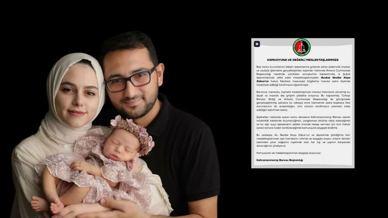 Kahramanmaraş’ta Deprem Şehidi Avukatın Diploması Sahtecilikte Kullanıldı