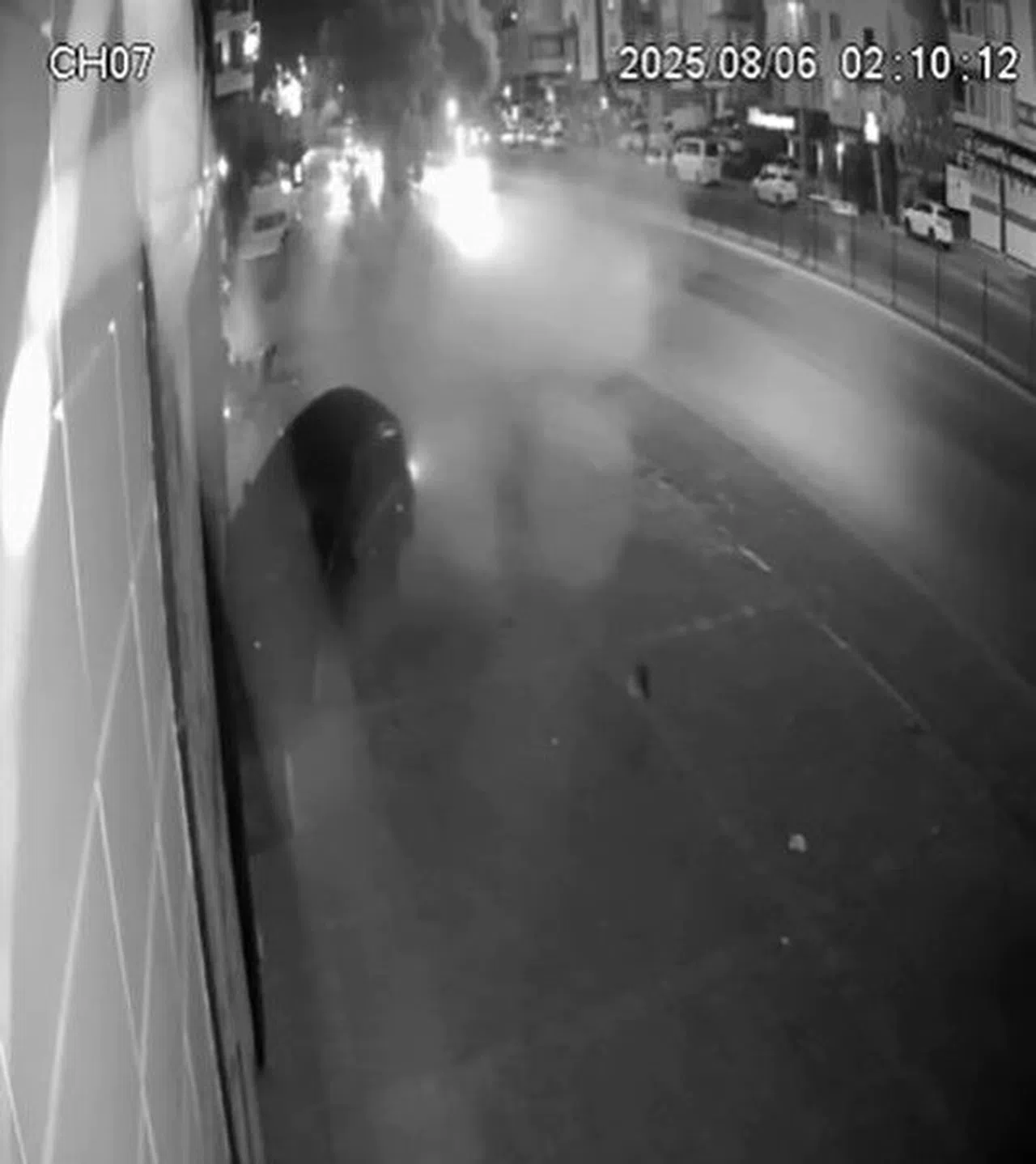 Alkollü Sürücü Önce Ağaca, Sonra İş Yerinin Camına Çarptı