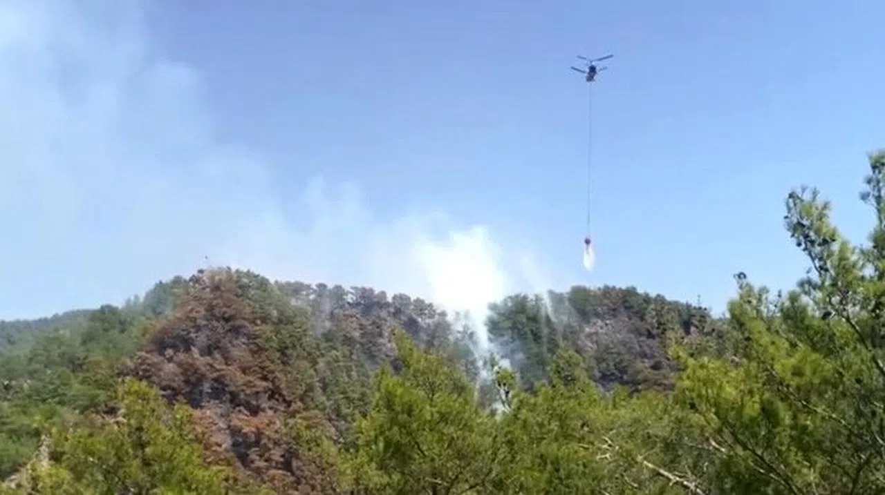 Anamur'daki Orman Yangını Kontrol Altına Alındı