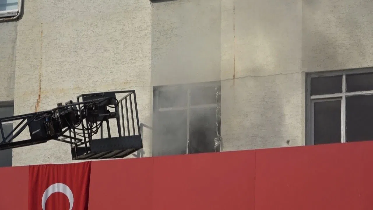 Atölyede Sabah Saatlerinde Yangın Paniği