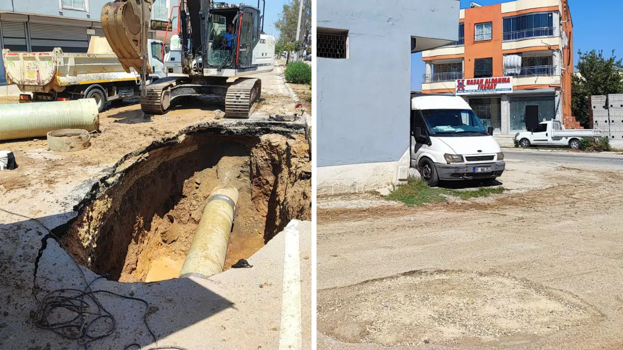 Bozulan Yol Asfaltlanmayınca Mahalle Toz Duman Oldu