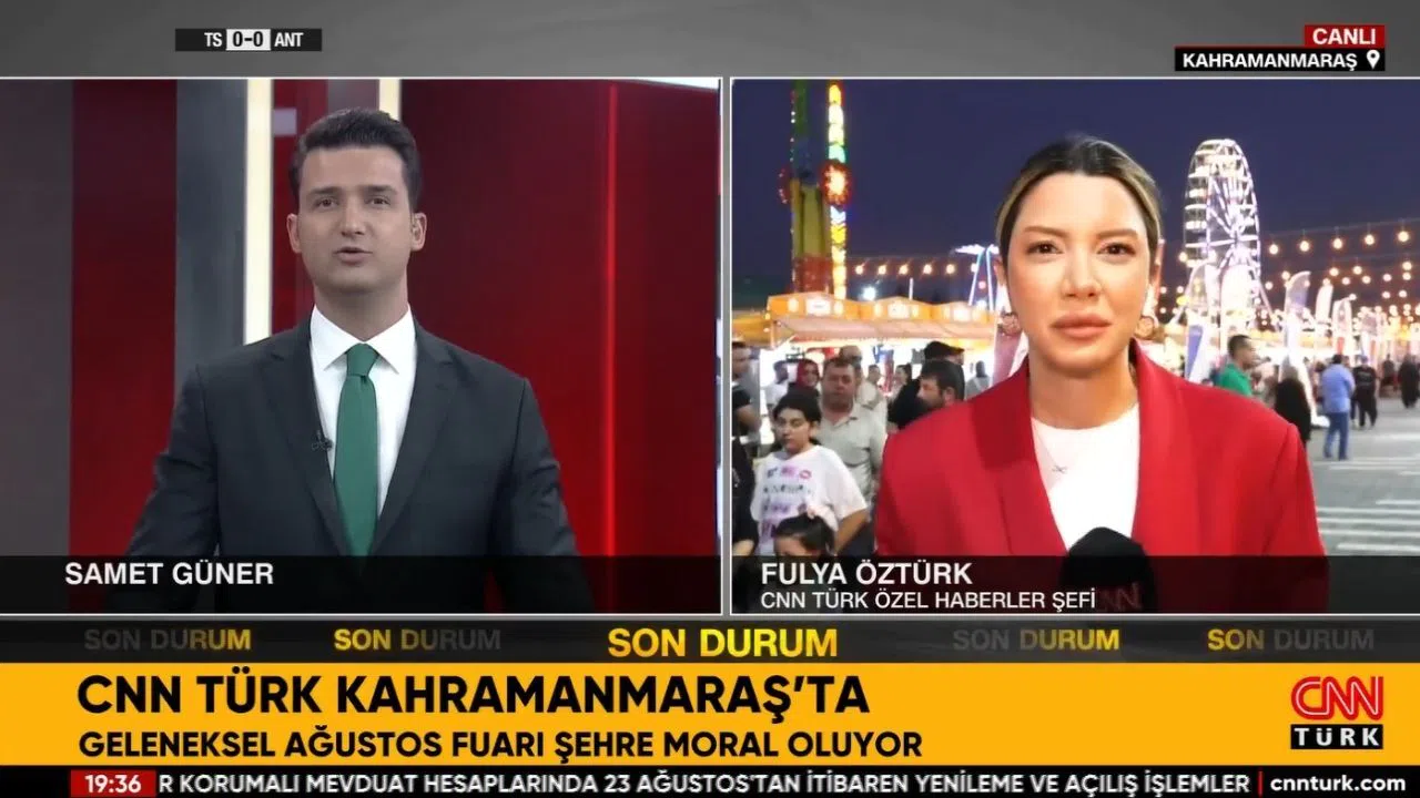 Fulya Öztürk Kahramanmaraş Ağustos Fuarı’nda
