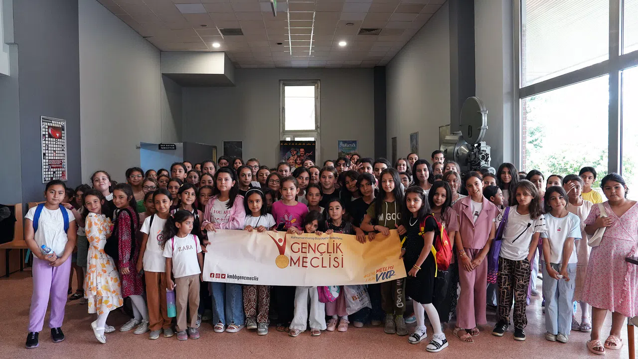 Kahramanmaraş’ta Çocuklar İlk Kez Sinema ile Tanıştı