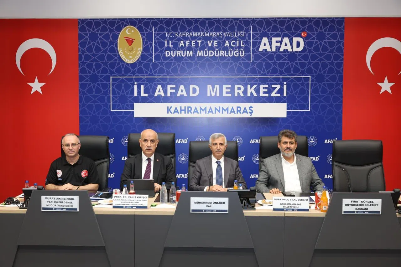 Kahramanmaraş’ta Kamu Hizmetleri ve Yatırımlar Değerlendirildi