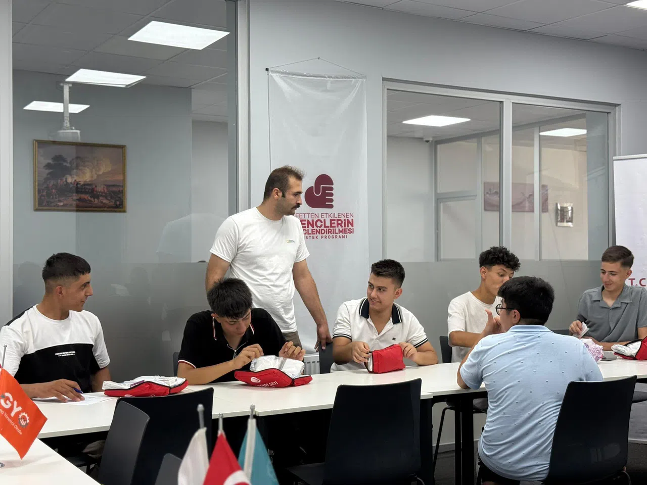 TÜGVA Kahramanmaraş’tan Gençlere Afet Bilinci Eğitimi