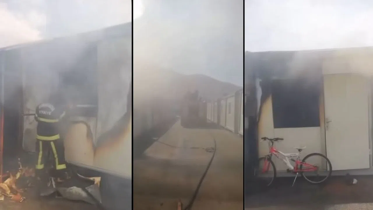 Kahramanmaraş’ın Elbistan ilçesinde Korkutan Yangın