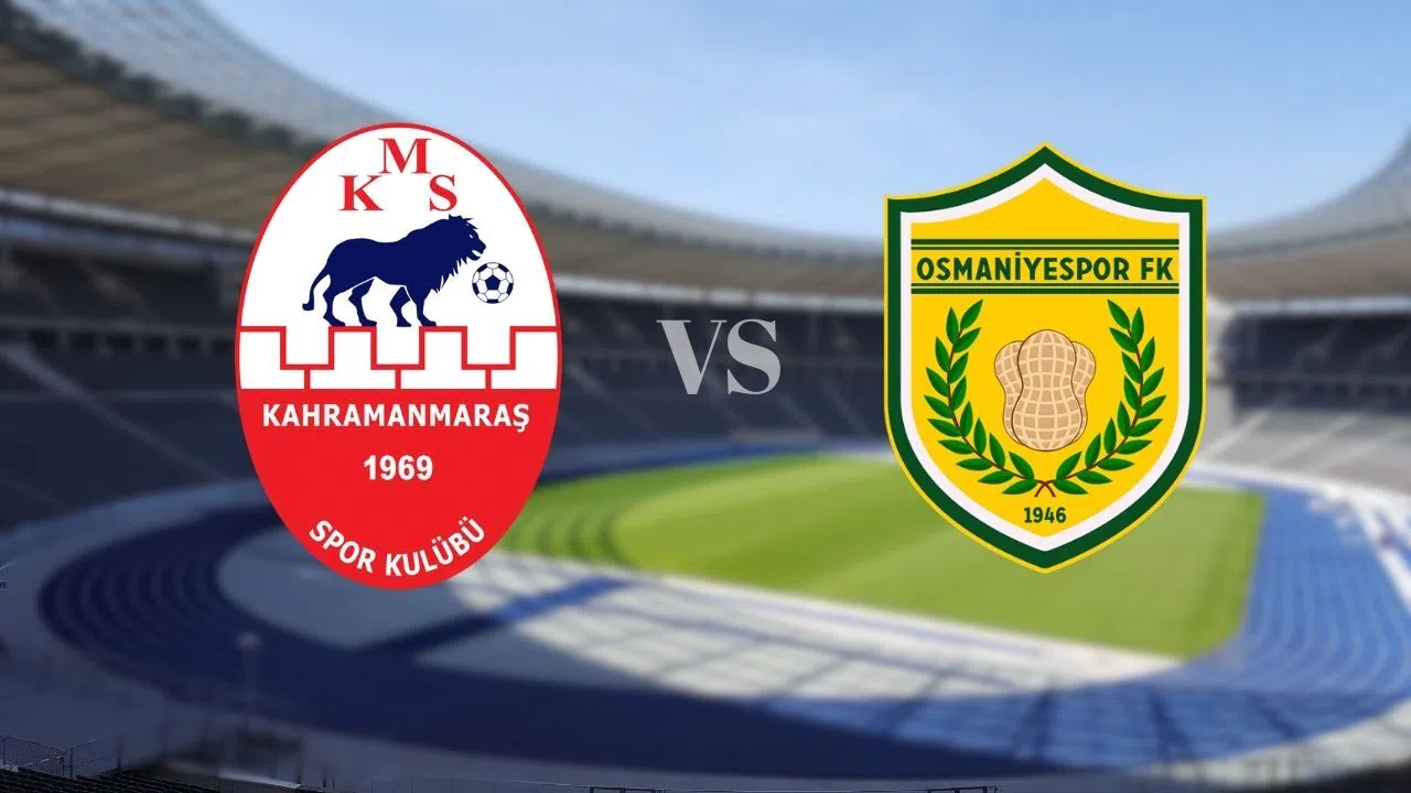 Kahramanmaraşspor ile Osmaniyespor Karşı Karşıya Gelecek