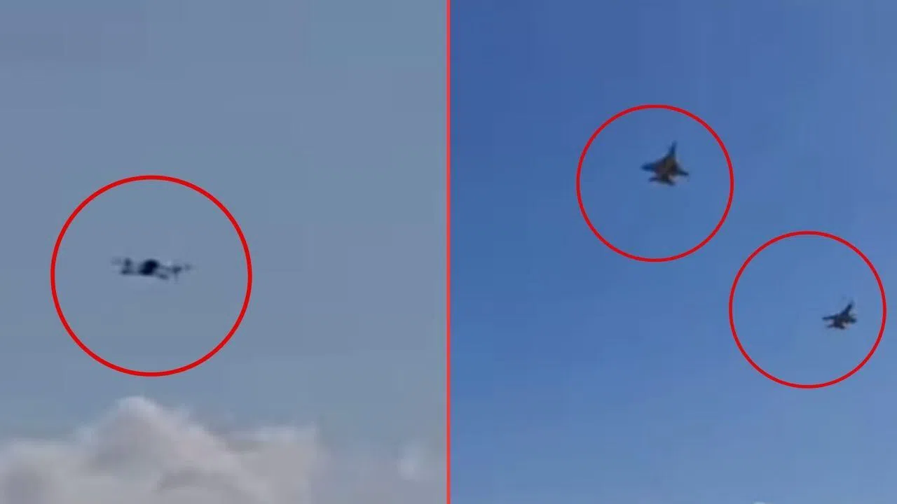 Kahramanmaraş’ta F-16 Gösterisi Sırasında Drone Kaldırıldı