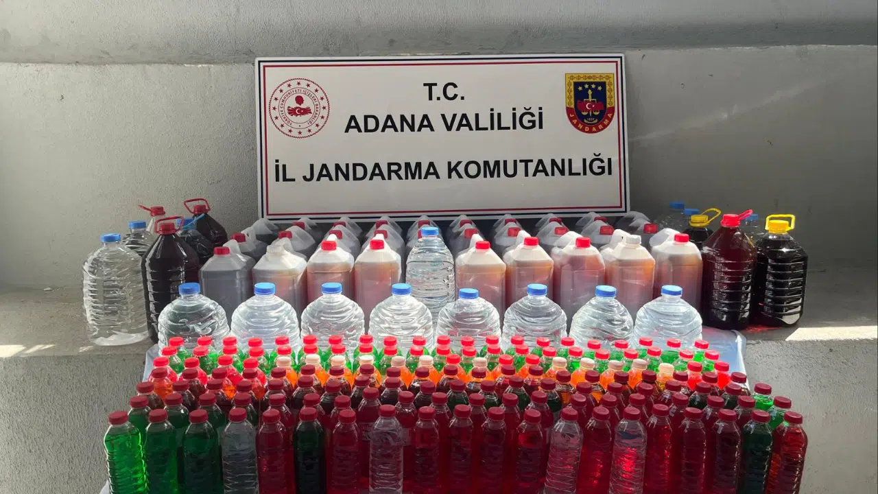 Operasyonda 500 Litre Kaçak Alkol Ele Geçirildi