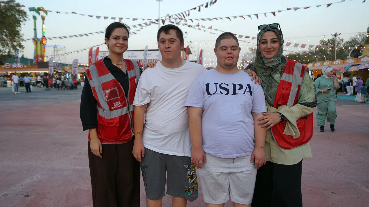 Down Sendromlu Çocuklar Kahramanmaraş Fuarına Renk Kattı