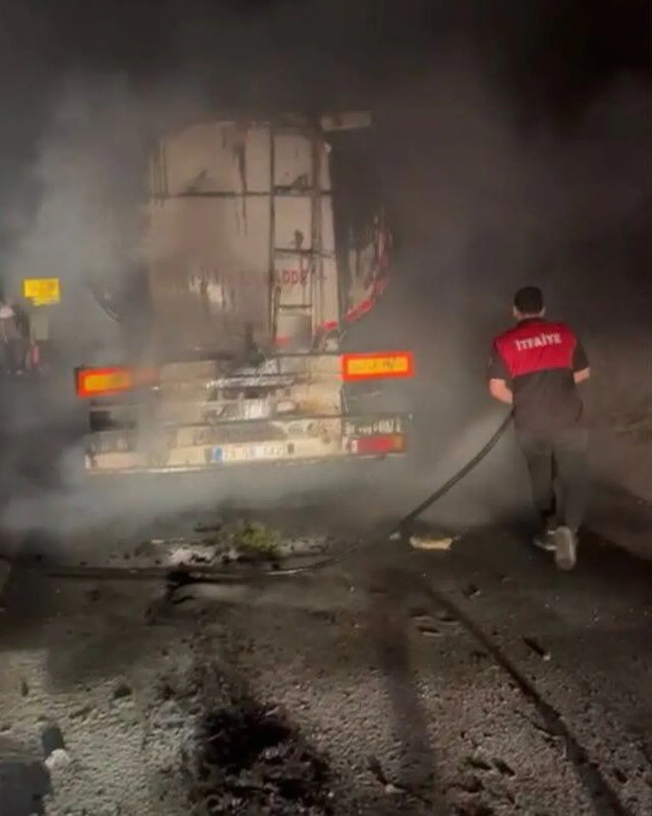 Seyir Halindeki Tanker Yandı