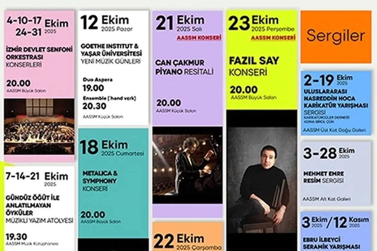 AASSM’de ekim ayı boyunca sanat dolu etkinlikler