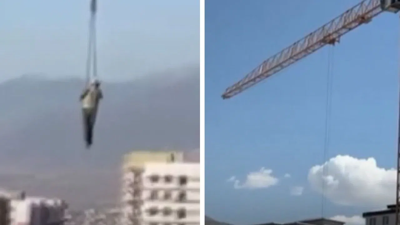 Kahramanmaraş’ta Vinçte Tehlikeli "Eğlence": İşçilerden Riskli Şov