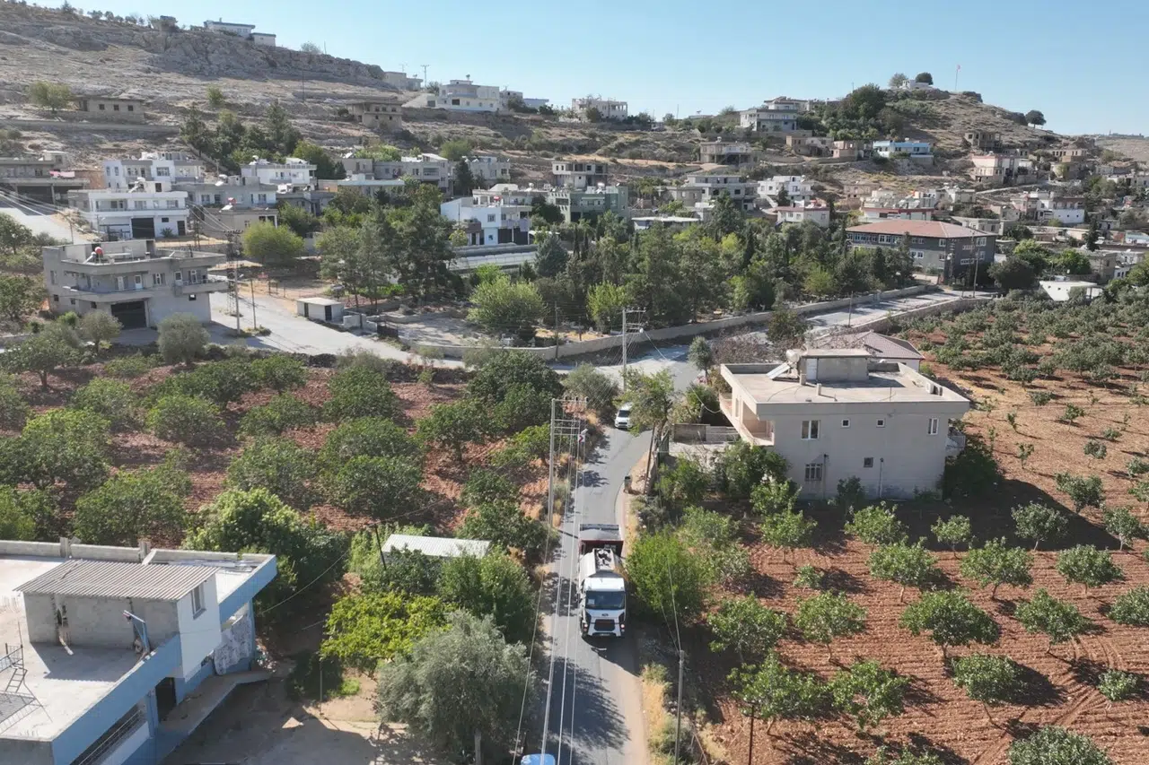 11 kilometrelik grup yolu yenilendi