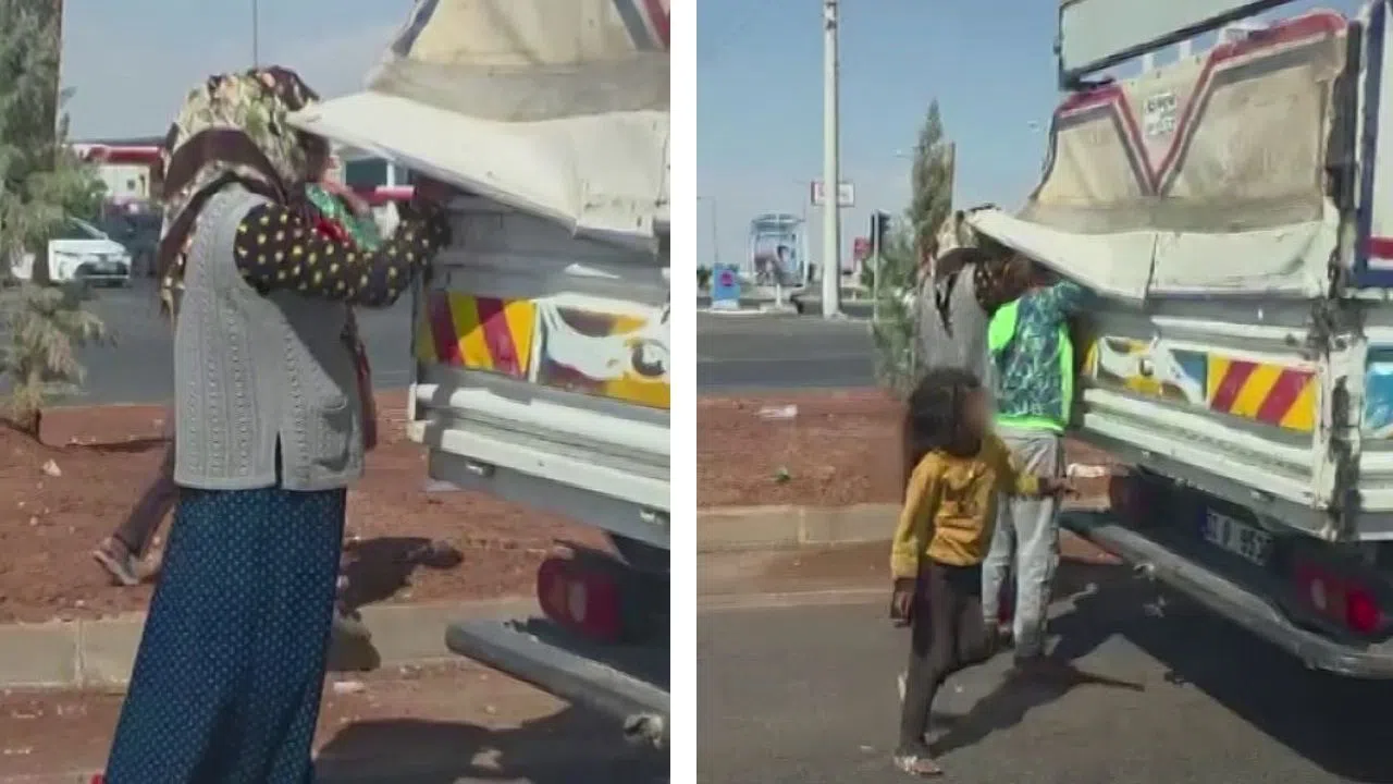 Anne ve Çocuklarının Biber Hırsızlığı Vatandaş Kamerasına Yansıdı