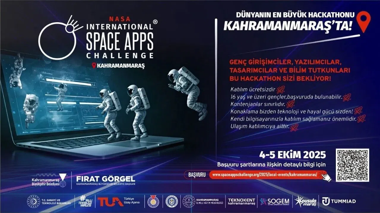 NASA’nın Dünya Çapındaki Dev Yarışması Kahramanmaraş’ta Başlayacak