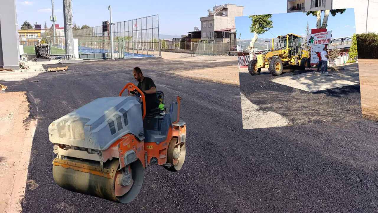 Batıpark Spor Salonu Bahçesi Yenilendi