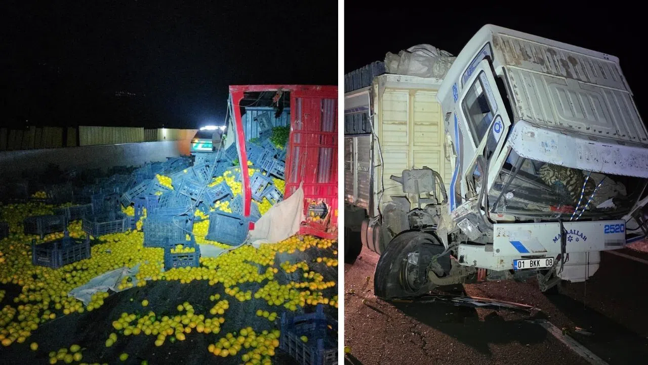 Dört Araç Birbirine Girdi, Yol Trafiğe Kapandı