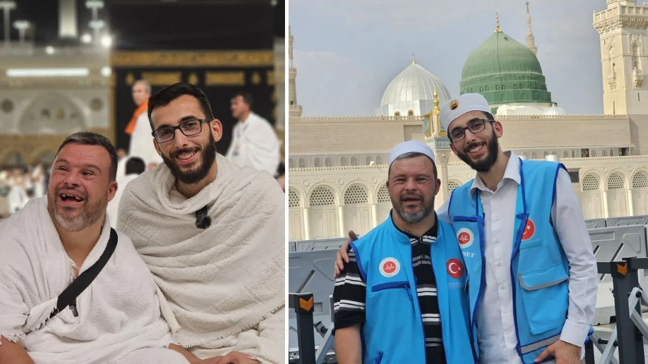 Down sendromlu Savaş’ın umre hayali gerçekleşti