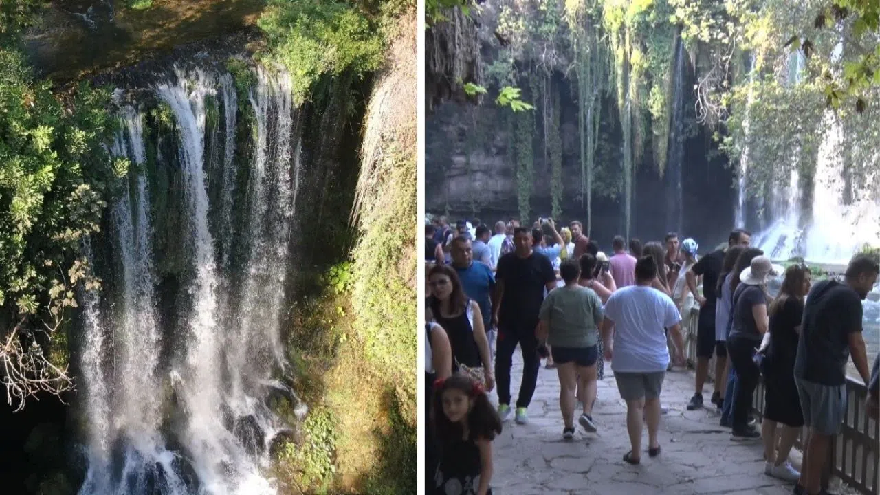 Düden Şelalesi 8 Ayda 605 Bin Kişiyi Ağırladı