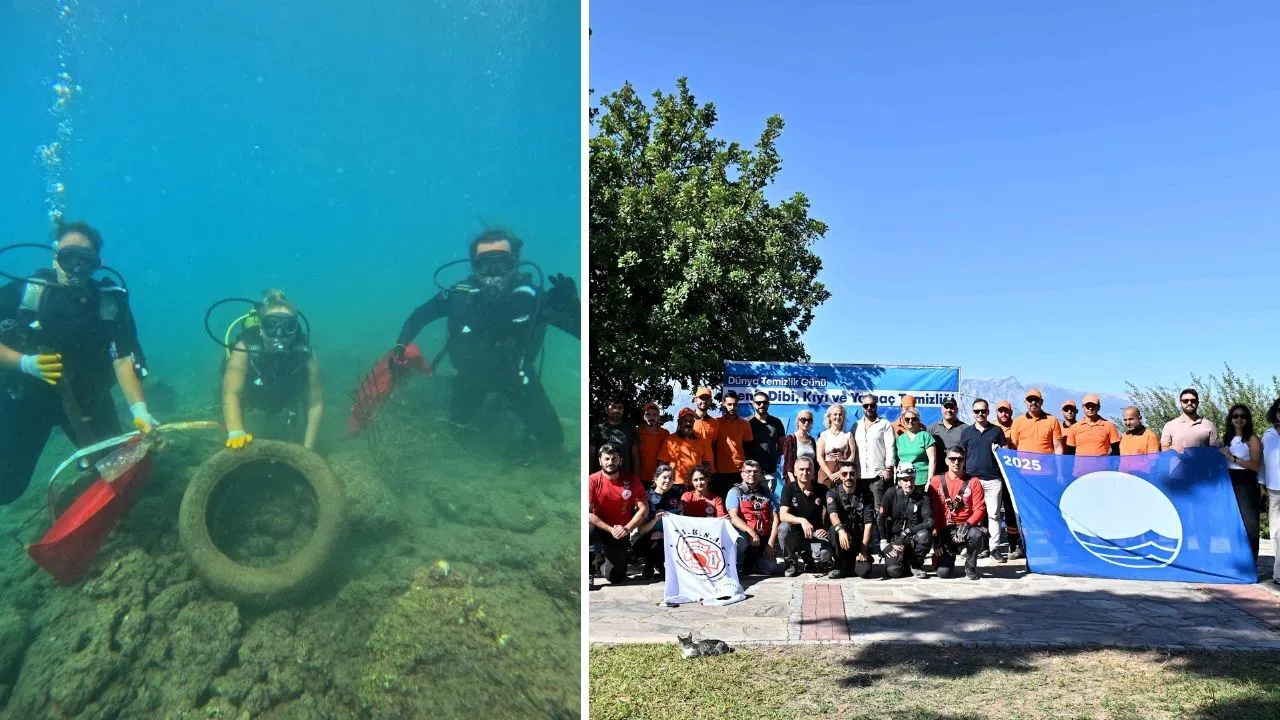 Dünya Temizlik Günü’nde Falezlerden Deniz Dibine Kapsamlı Çalışma