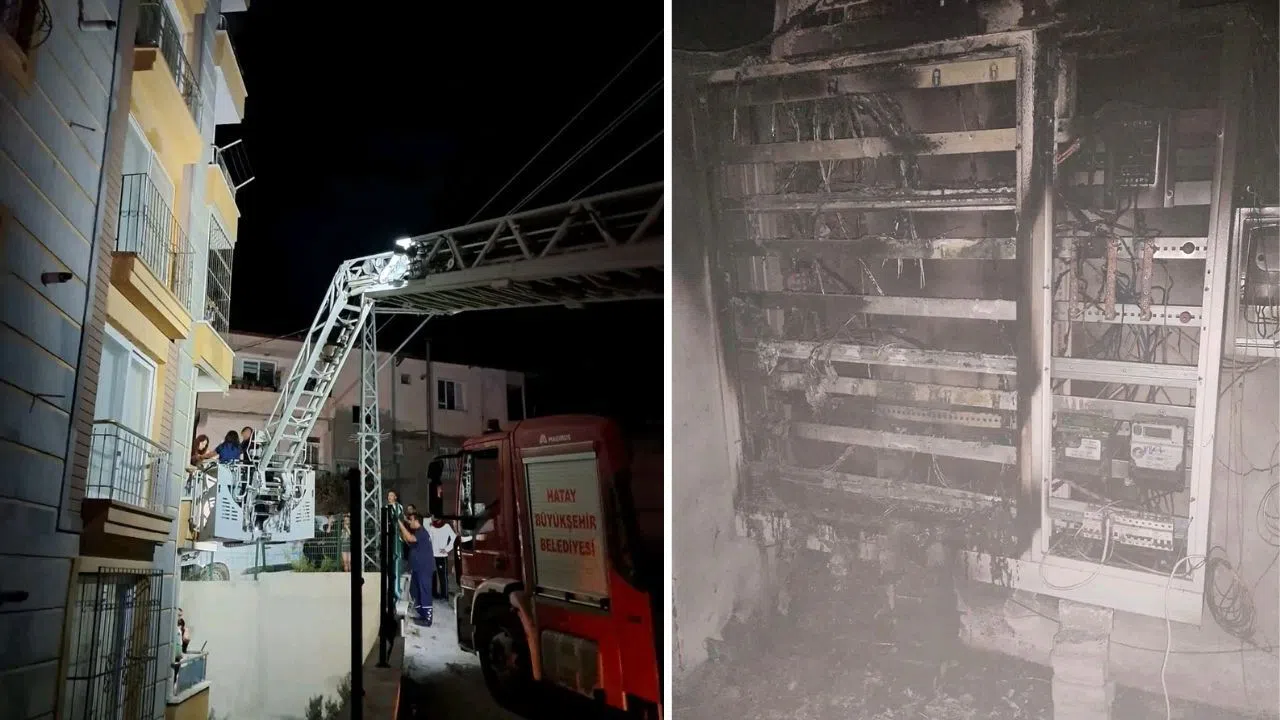 Elektrik Arızası Apartmanı Alevlere Teslim Etti, 50 Kişi Tahliye Edildi