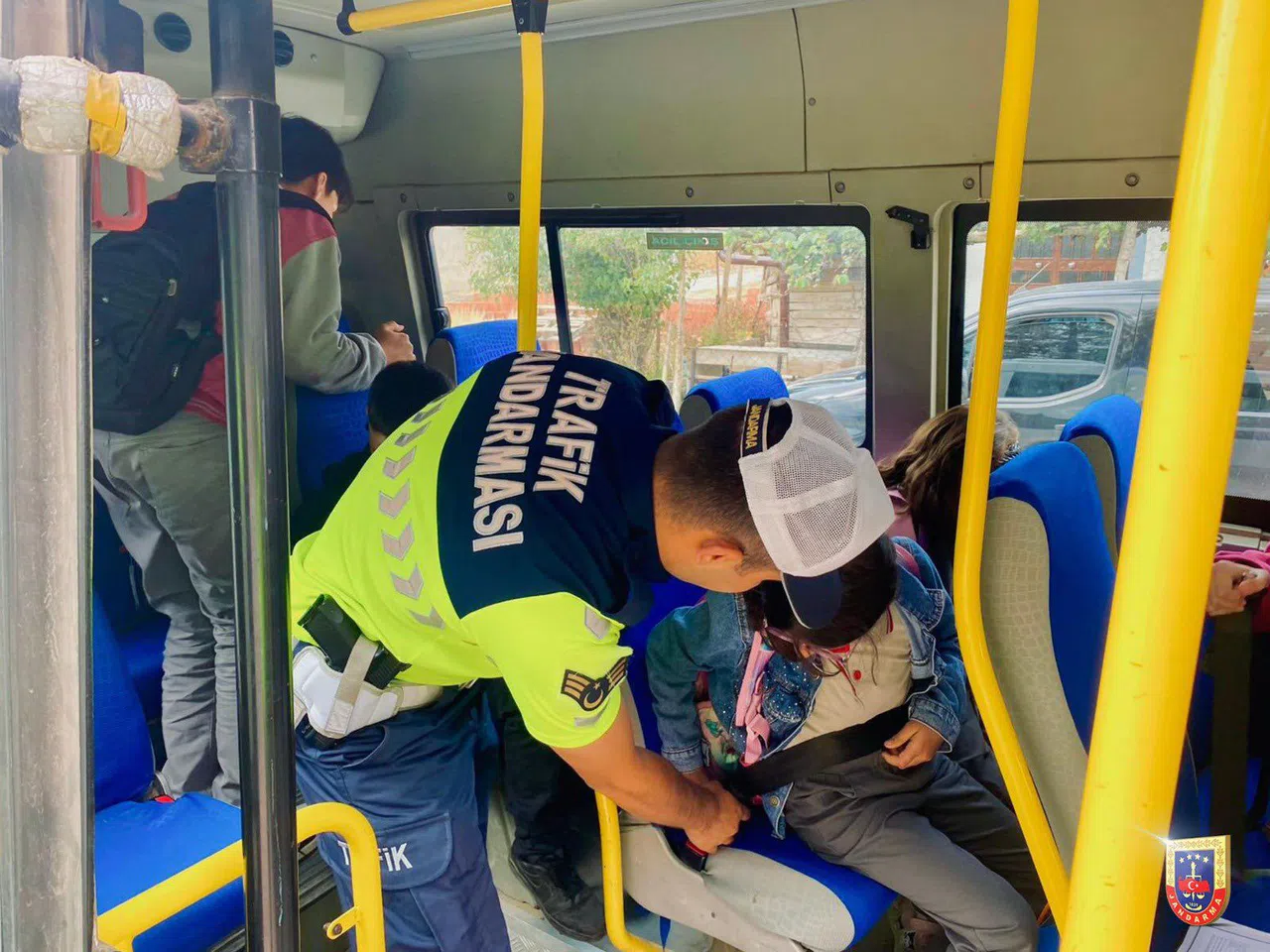 Kahramanmaraş’ta Jandarma Ekiplerinden Okul Servislerine Denetim