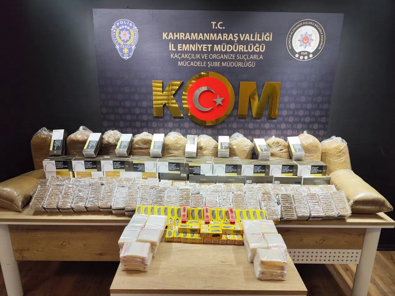 Kahramanmaraş’ta Kaçak Sigara İmalatı Çökertildi; 1 Gözaltı