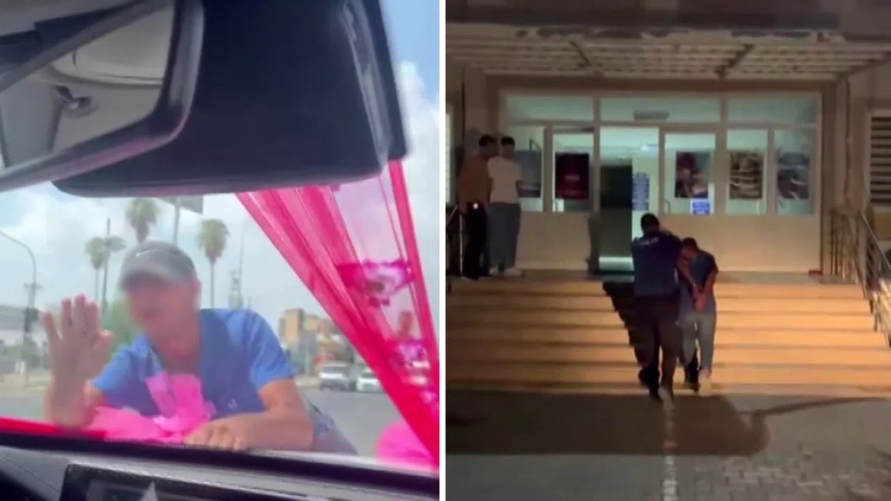 Gelin Arabasının Kaputuna Atlayan Genç Gözaltında