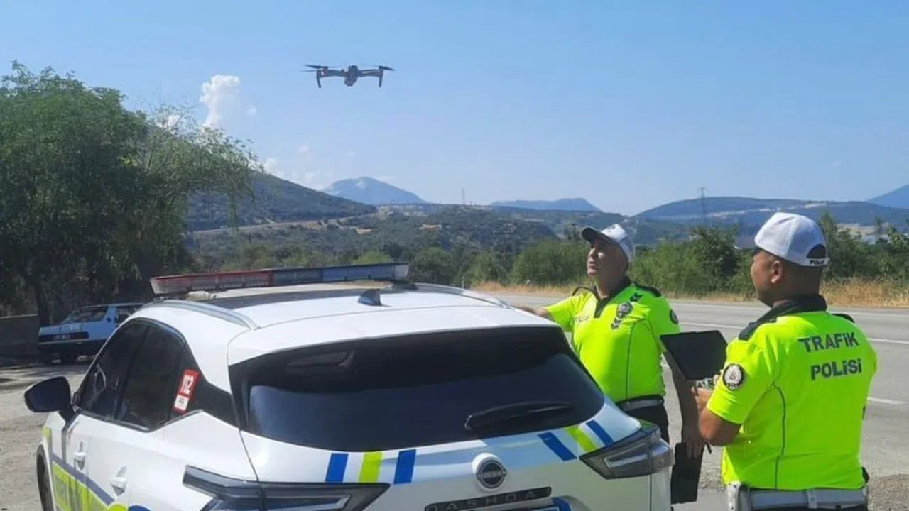Havadan Yapılan Denetimlerle Trafik Güvenliği Artırılıyor