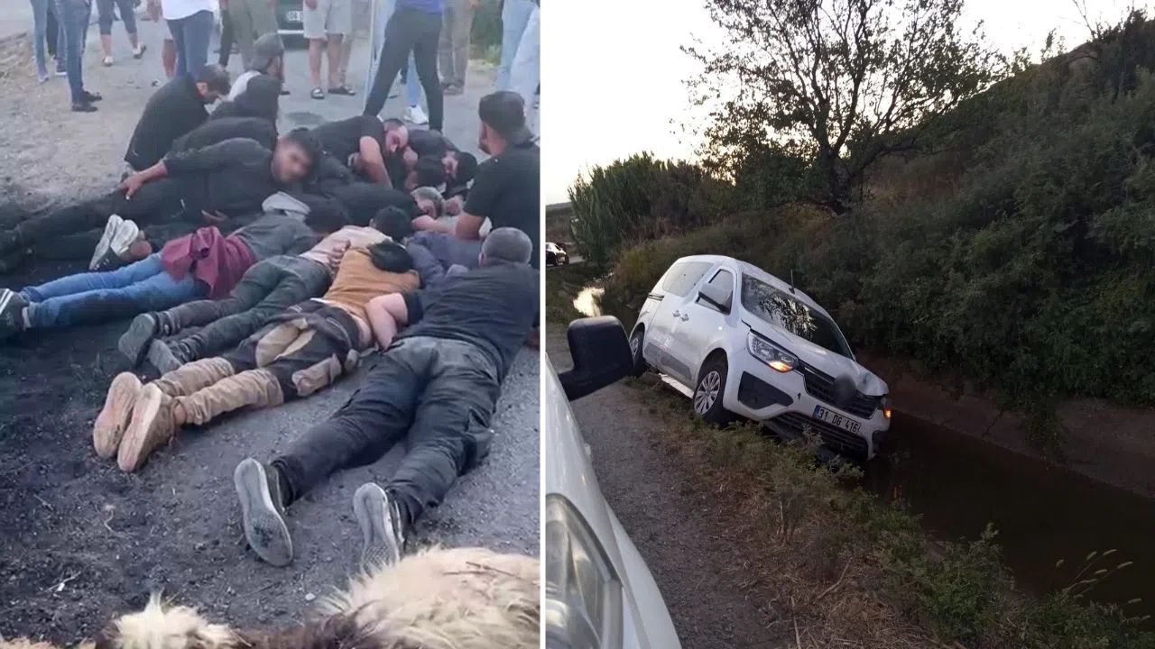 Kaçak Göçmen Taşıyan Araç Sürücüsü Kazadan Sonra Kaçtı