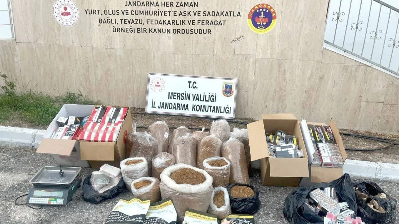 Jandarmadan kaçak sigara operasyonu: 1 gözaltı