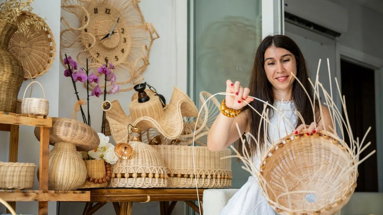 Kadın Üreticilere Destek: Rattan Dokuma ile Hayatını Değiştirdi