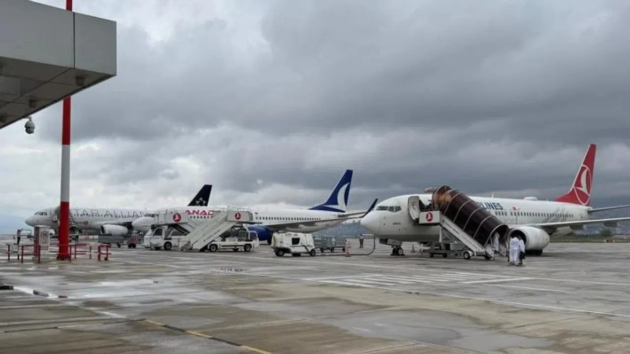 Kahramanmaraş Havalimanı'nda dikkat çeken artış