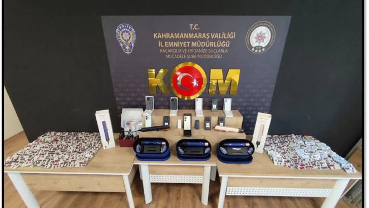 Kahramanmaraş Polisi Kaçakçılara Darbe Vurdu