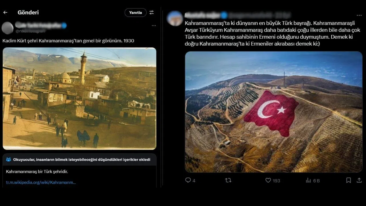 Kahramanmaraş “Türk mü, Kürt mü?” Tartışması Sosyal Medyada Alevlendi