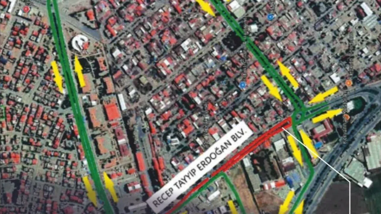 Kahramanmaraşlı sürücüler dikkat! o bulvar 10 günlüğüne trafiğe kapatıldı