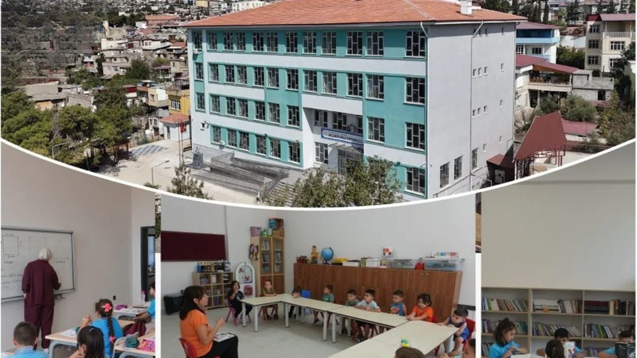 Kahramanmaraş’ta 24 Derslikli Yeni Okul Eğitime Kapılarını Açtı