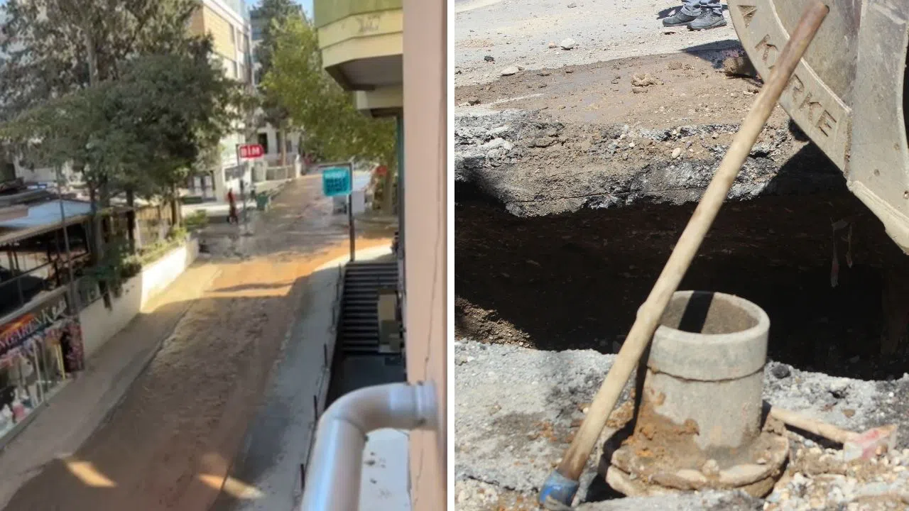 Kahramanmaraş’ta Fırlayan Tıpa Yolu Göle Çevirdi