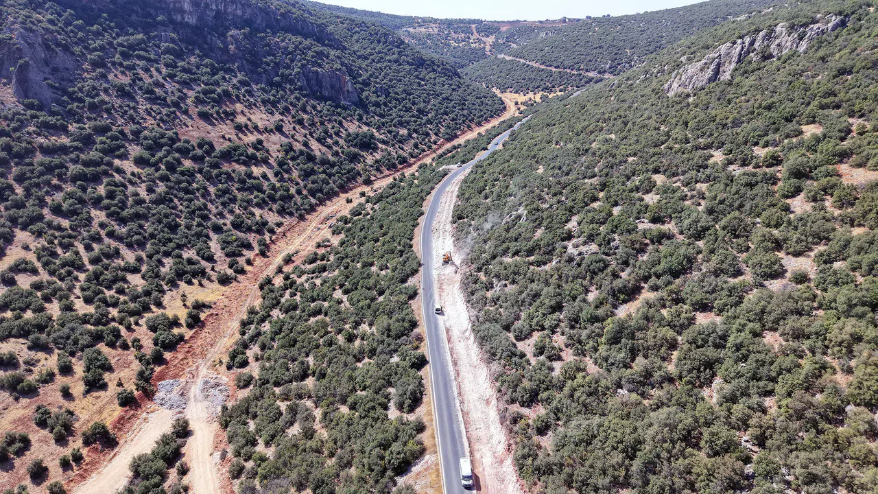 Kahramanmaraş’ta 3 Kilometrelik Yol Modernize Ediliyor