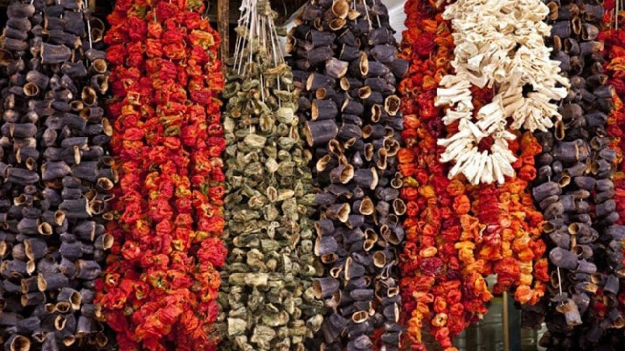 Kahramanmaraş’ta Dolmalık Kuruluk Mesaisi Başladı