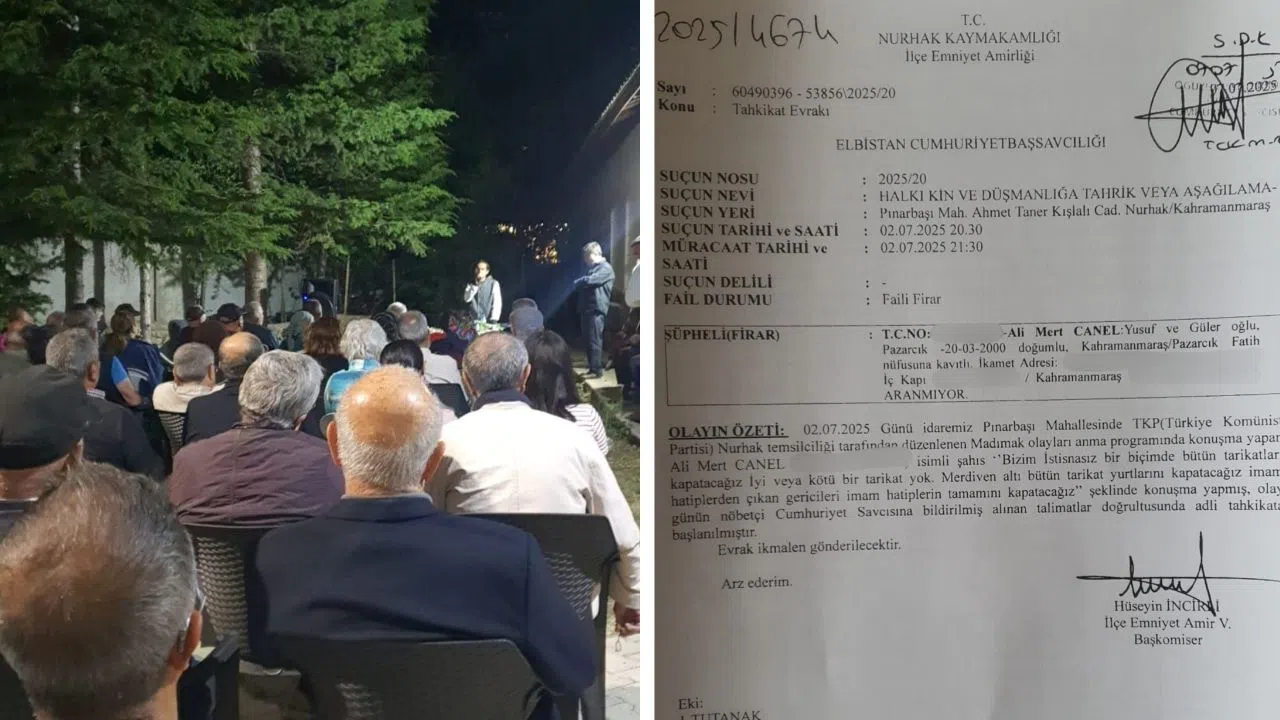 Kahramanmaraş’ta “Tarikatları ve imam hatipleri kapatacağız” diyen başkana soruşturma