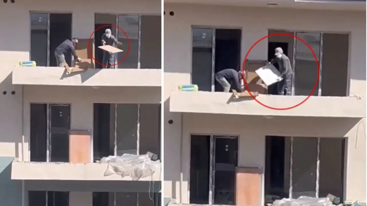 Kahramanmaraş’ta TOKİ İnşaatında Tepki Çeken Görüntüler