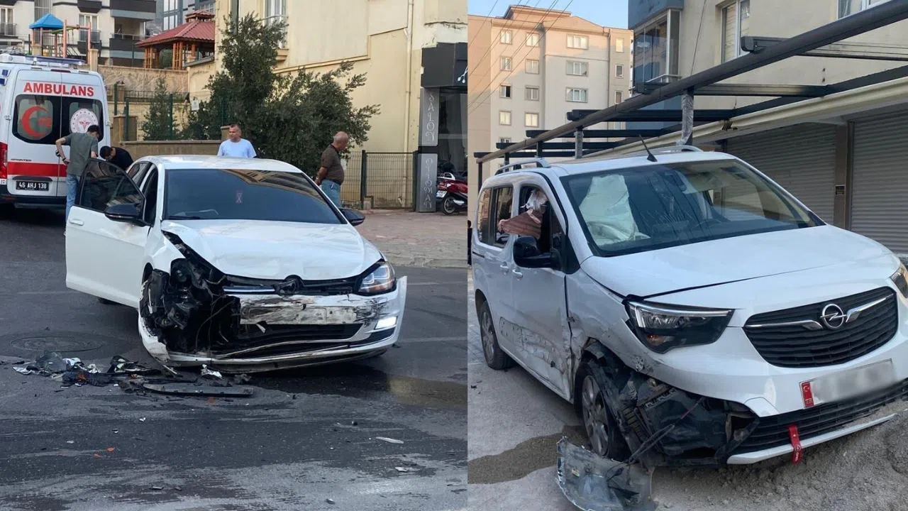 Kahramanmaraş'ta Trafik Kazası: Bir Kişi Yaralandı