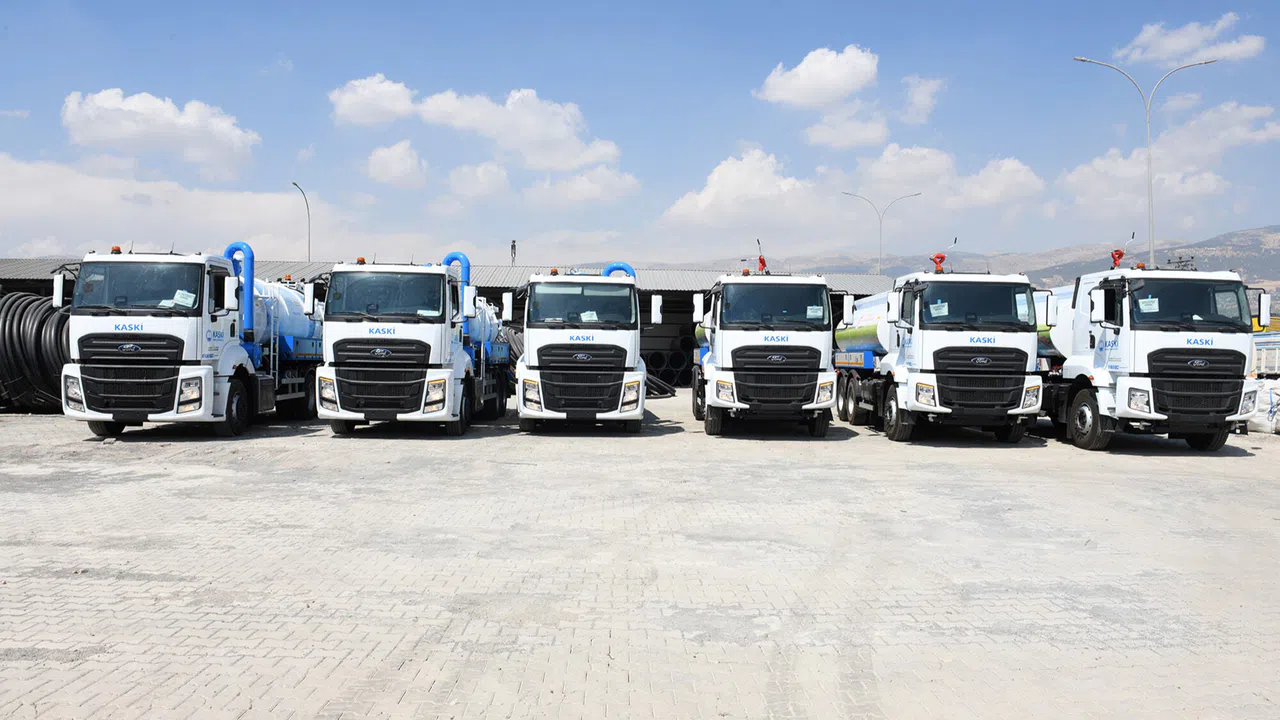 KASKİ Filosunu 6 Yeni Araçla Güçlendirdi